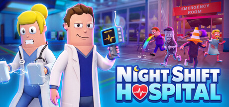 Night Shift Hospital - tampilan utama game di Steam