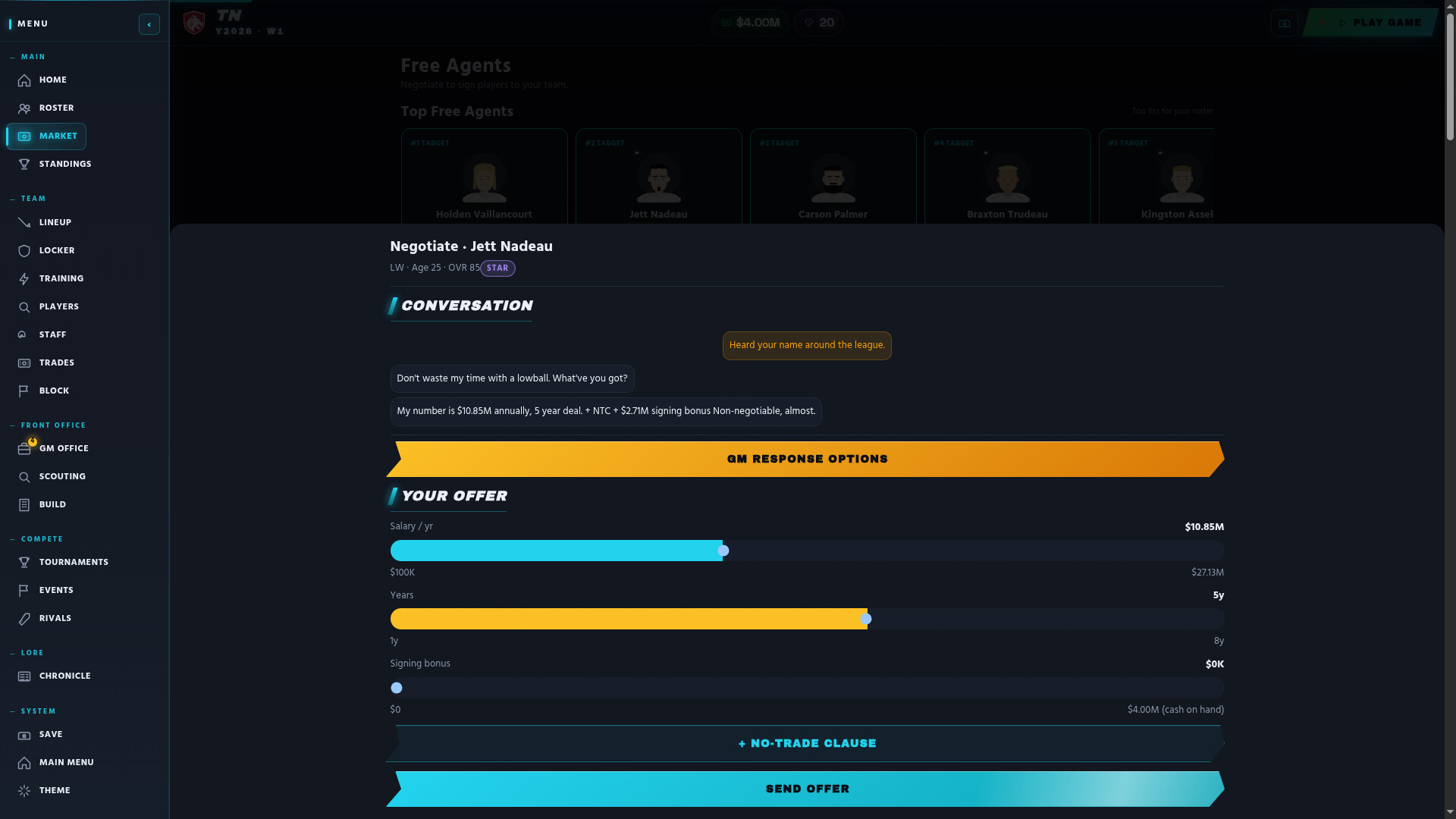 OvertimeGM screenshot 3