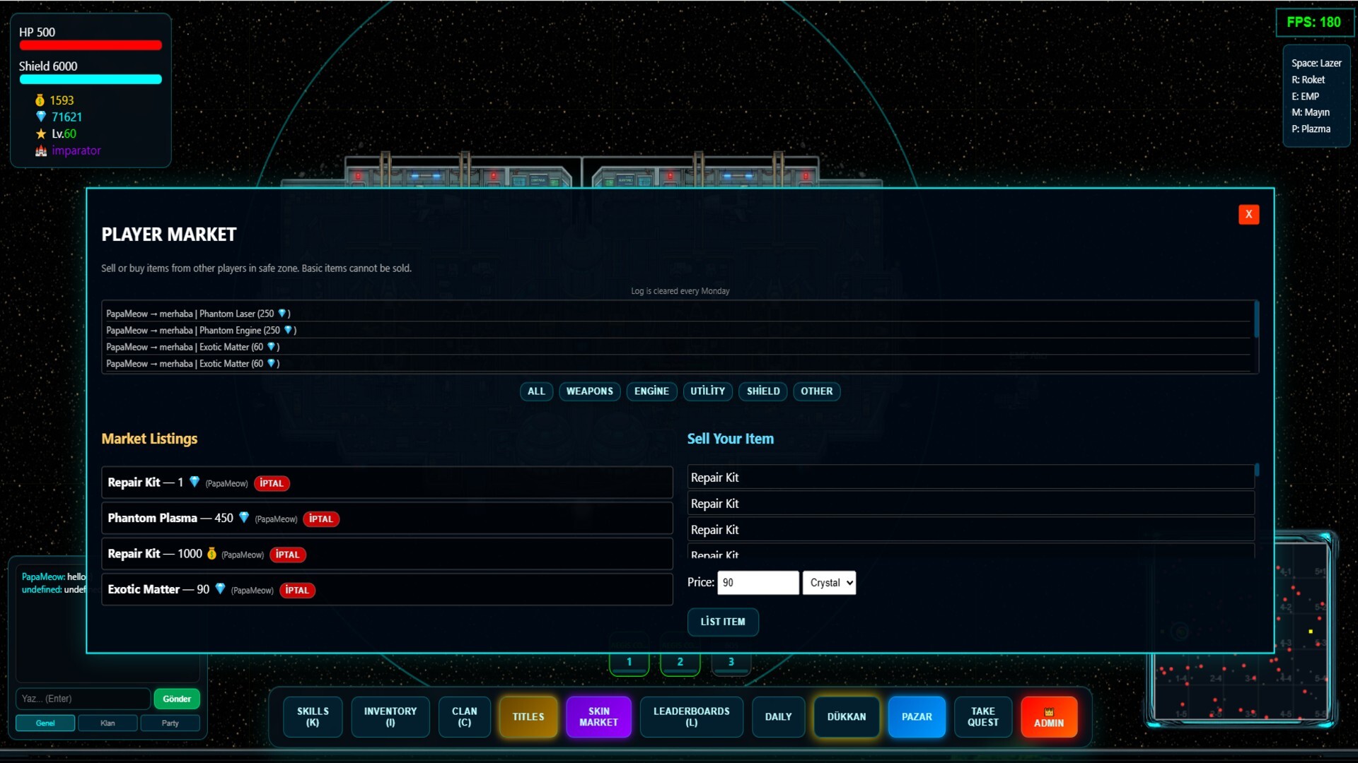 galaksia online screenshot 2