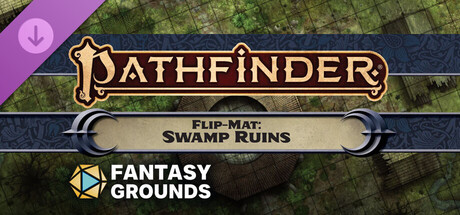 Fantasy Grounds - Pathfinder RPG - Pathfinder Flip-Mat: Swamp Ruins