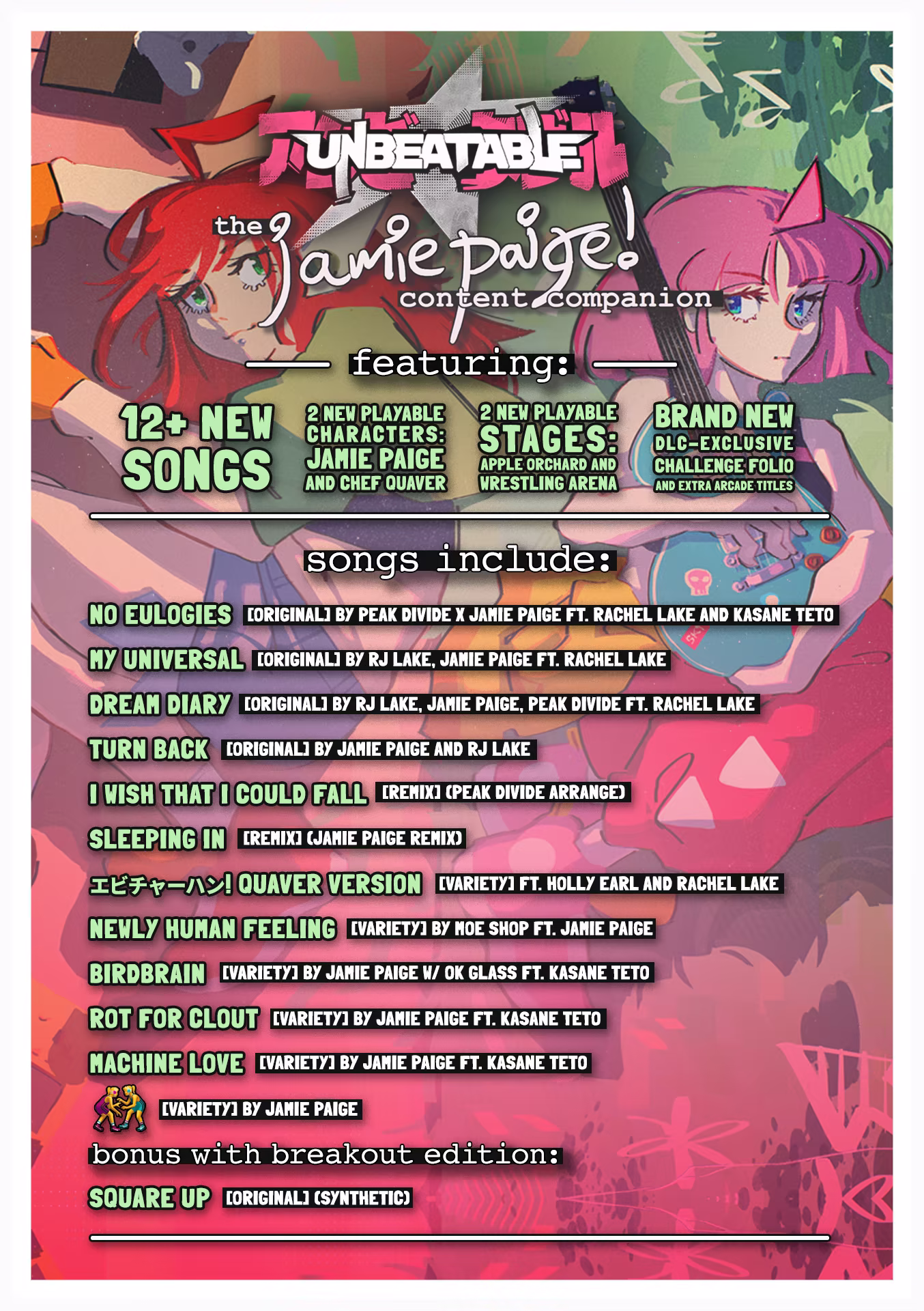 UNBEATABLE - The Jamie Paige Content Companion