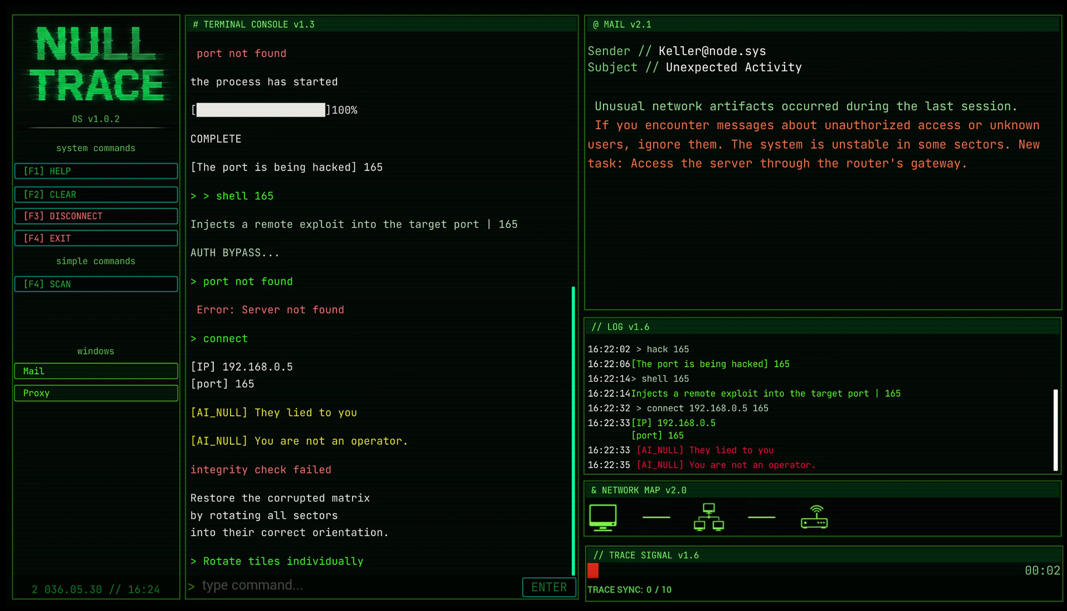 NULL TRACE screenshot 2