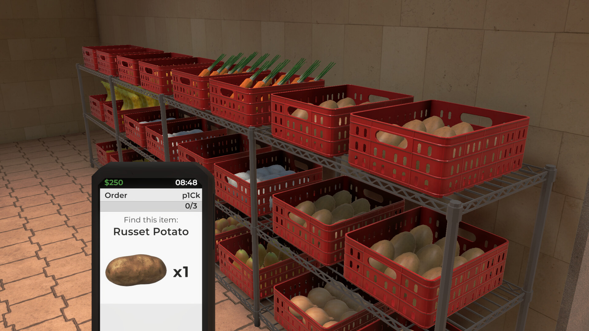 Order Picker Simulator gameplay screenshot 1