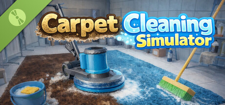 Carpet Washing Game - cover art dengan karpet kotor dan sikat