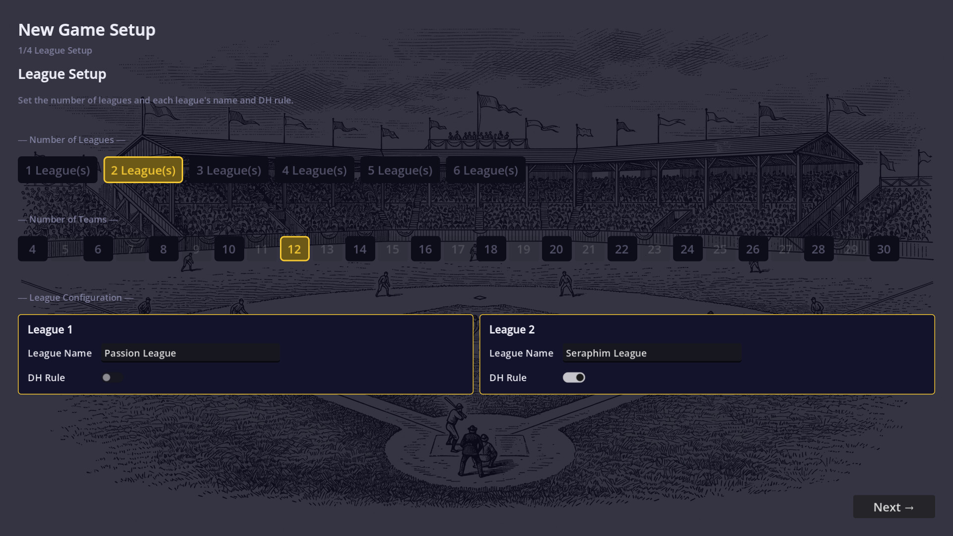 Hakoniwa Base Ball screenshot 1