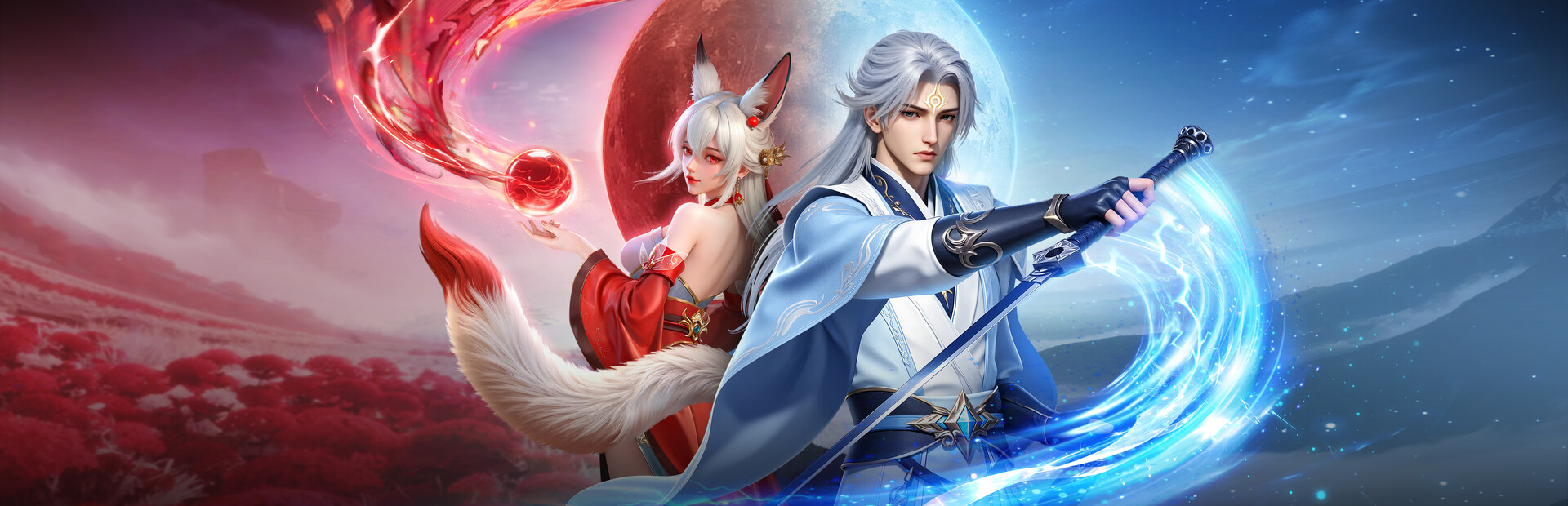 Shanhai Spirits of Myth Steam library artwork Eastern fantasy world