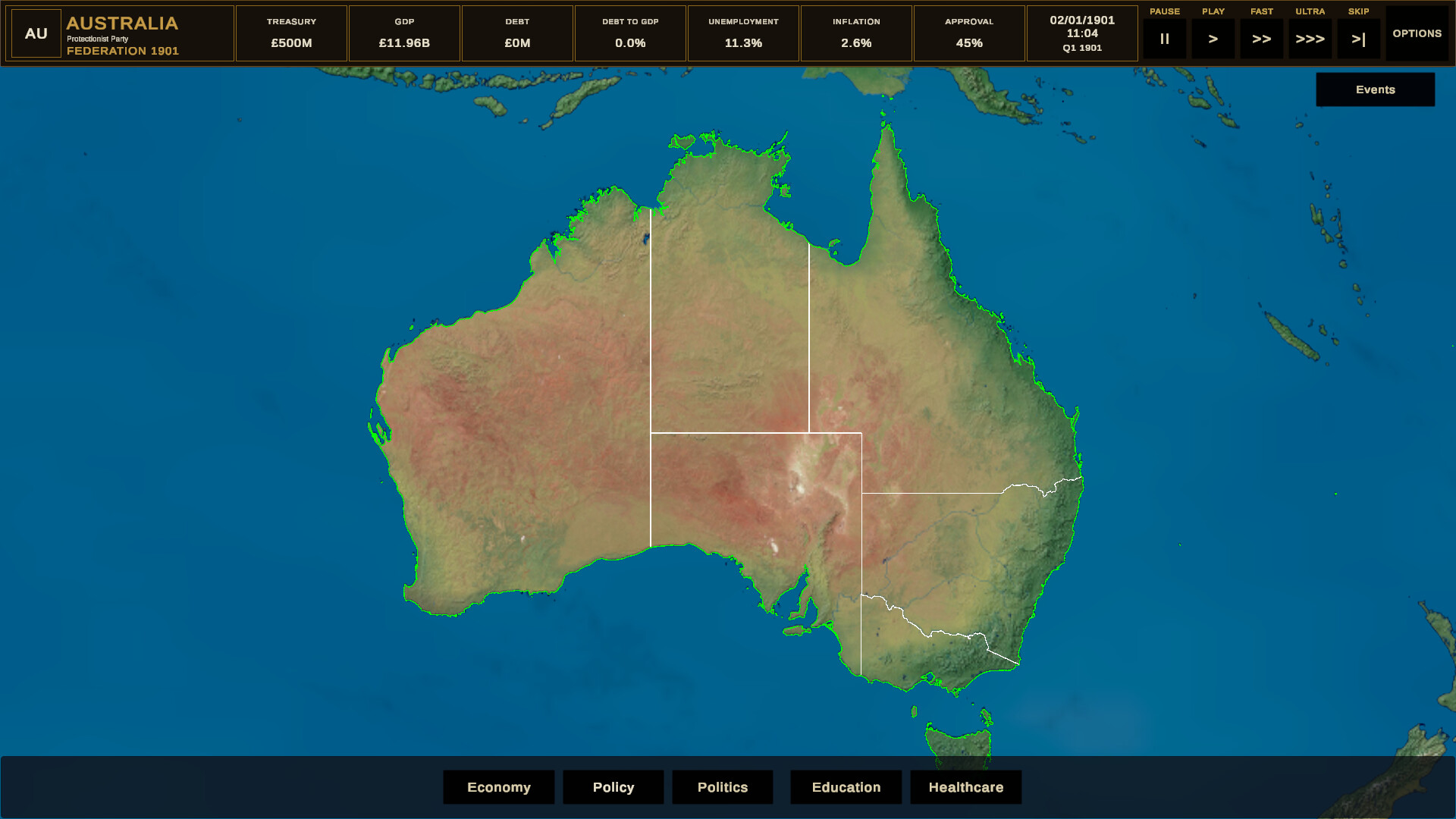 Australian Federation screenshot 1