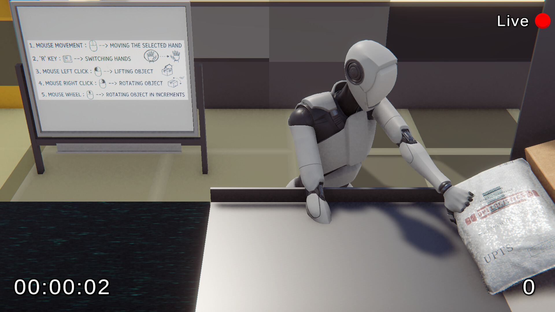 SimulLogistics: RoboHands screenshot 1