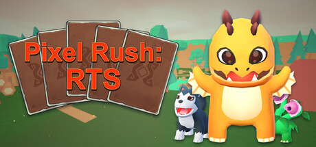 Pixel Rush: RTS — Steam header