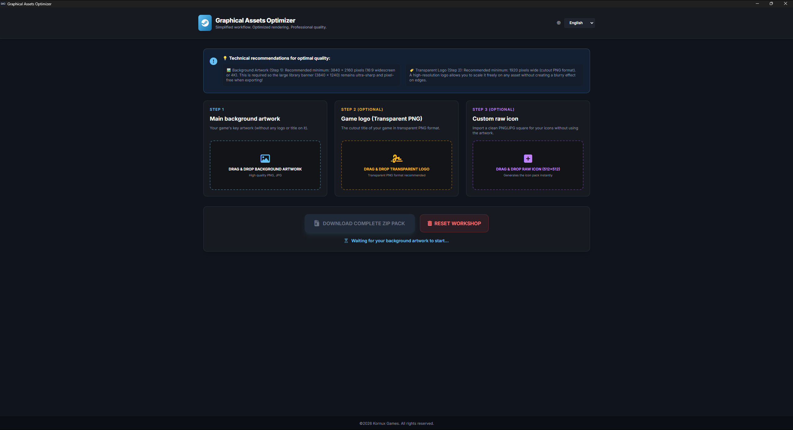 Graphical Assets Optimizer screenshot 3