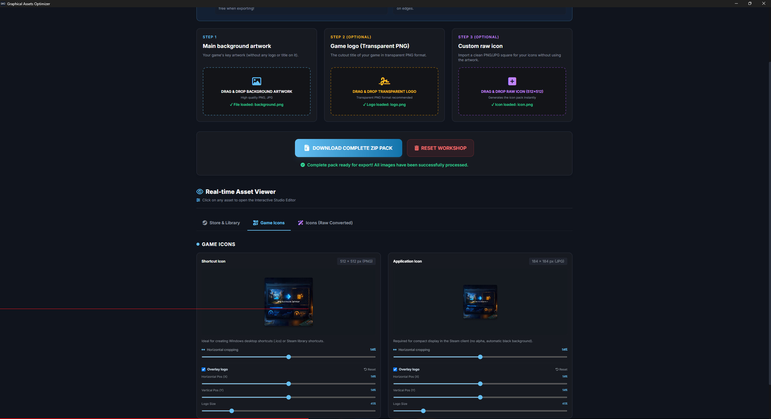 Graphical Assets Optimizer screenshot 6
