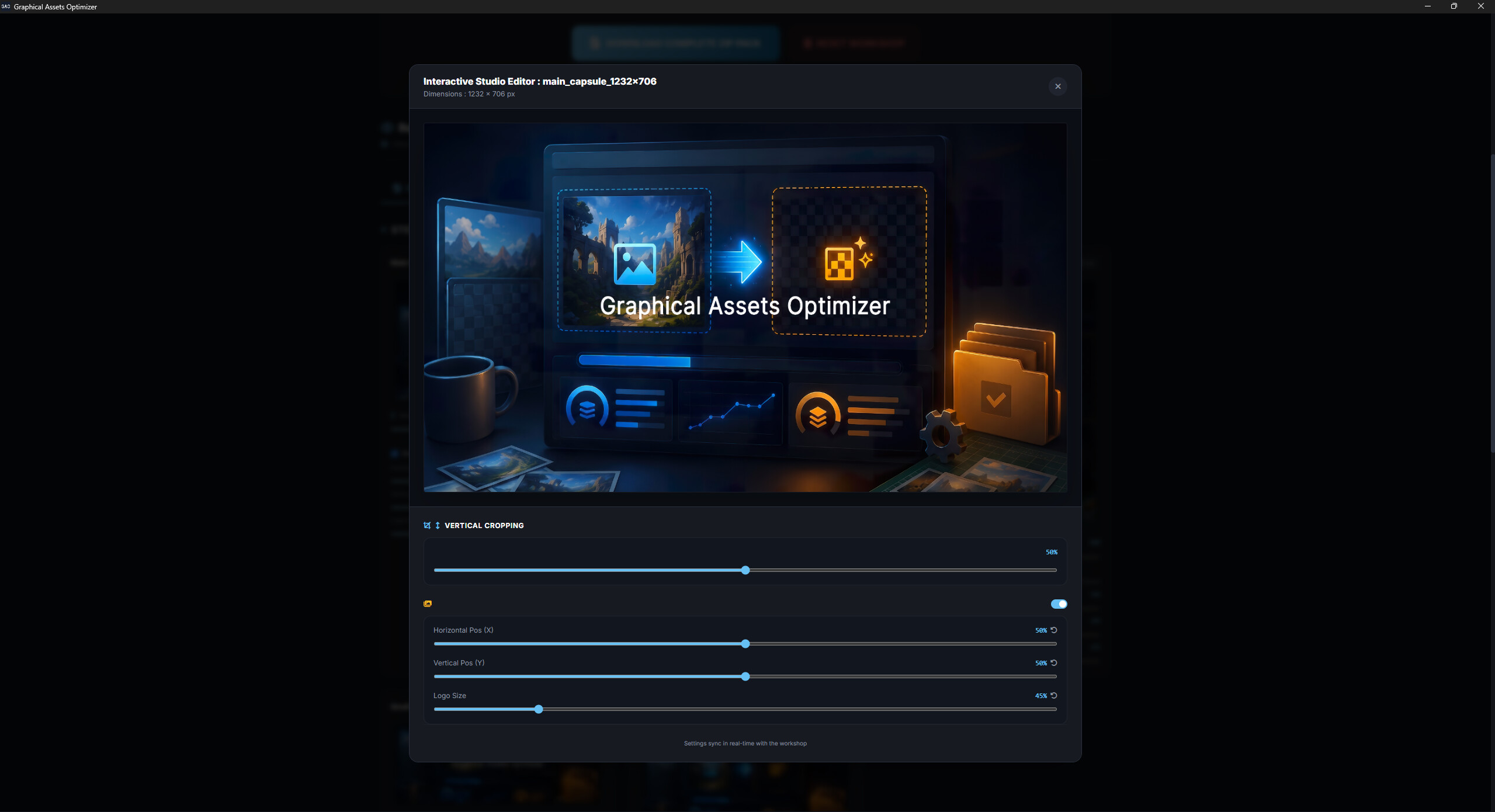 Graphical Assets Optimizer screenshot 1