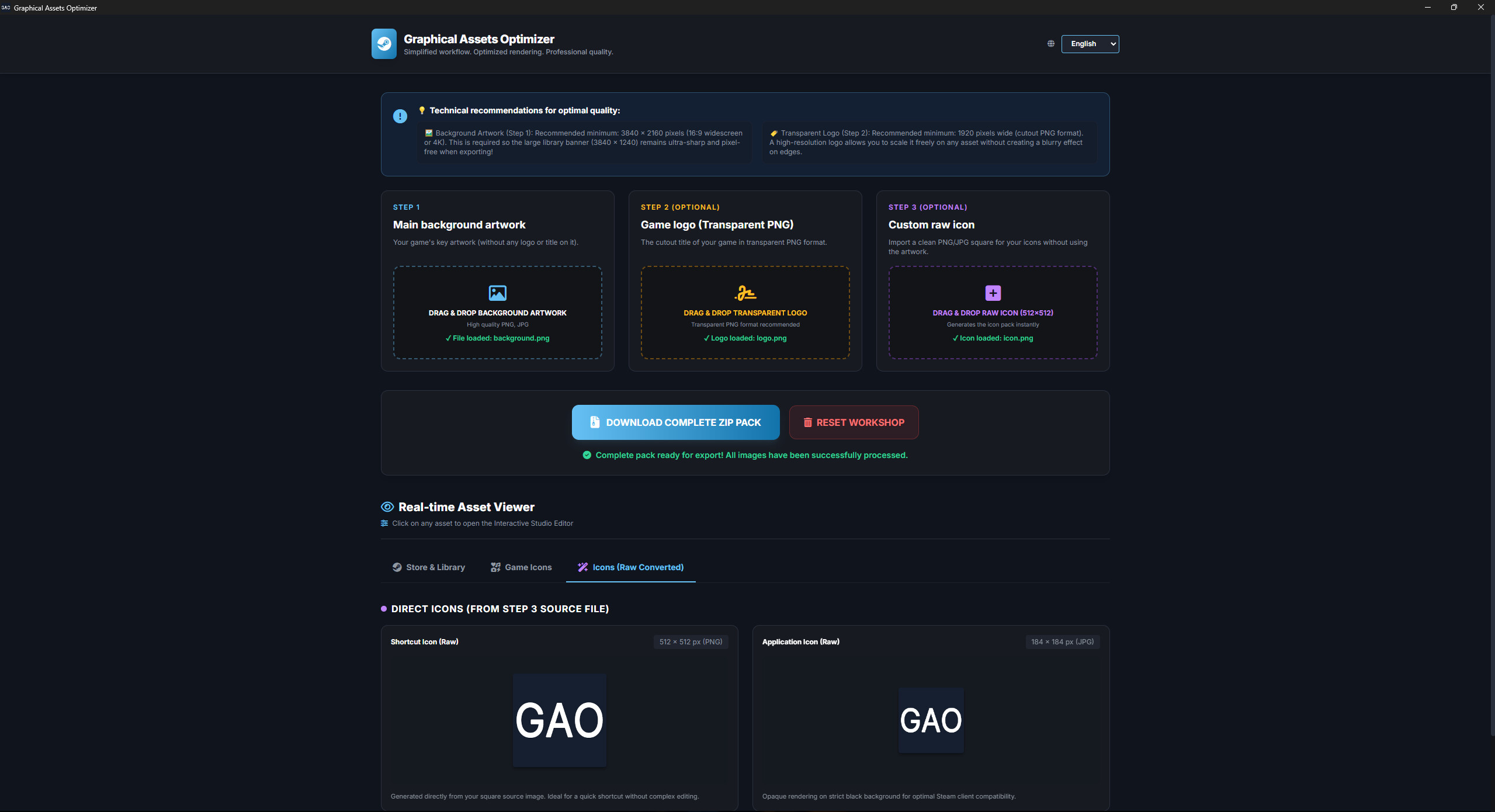 Graphical Assets Optimizer screenshot 7