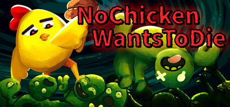 No chicken wants to die banner