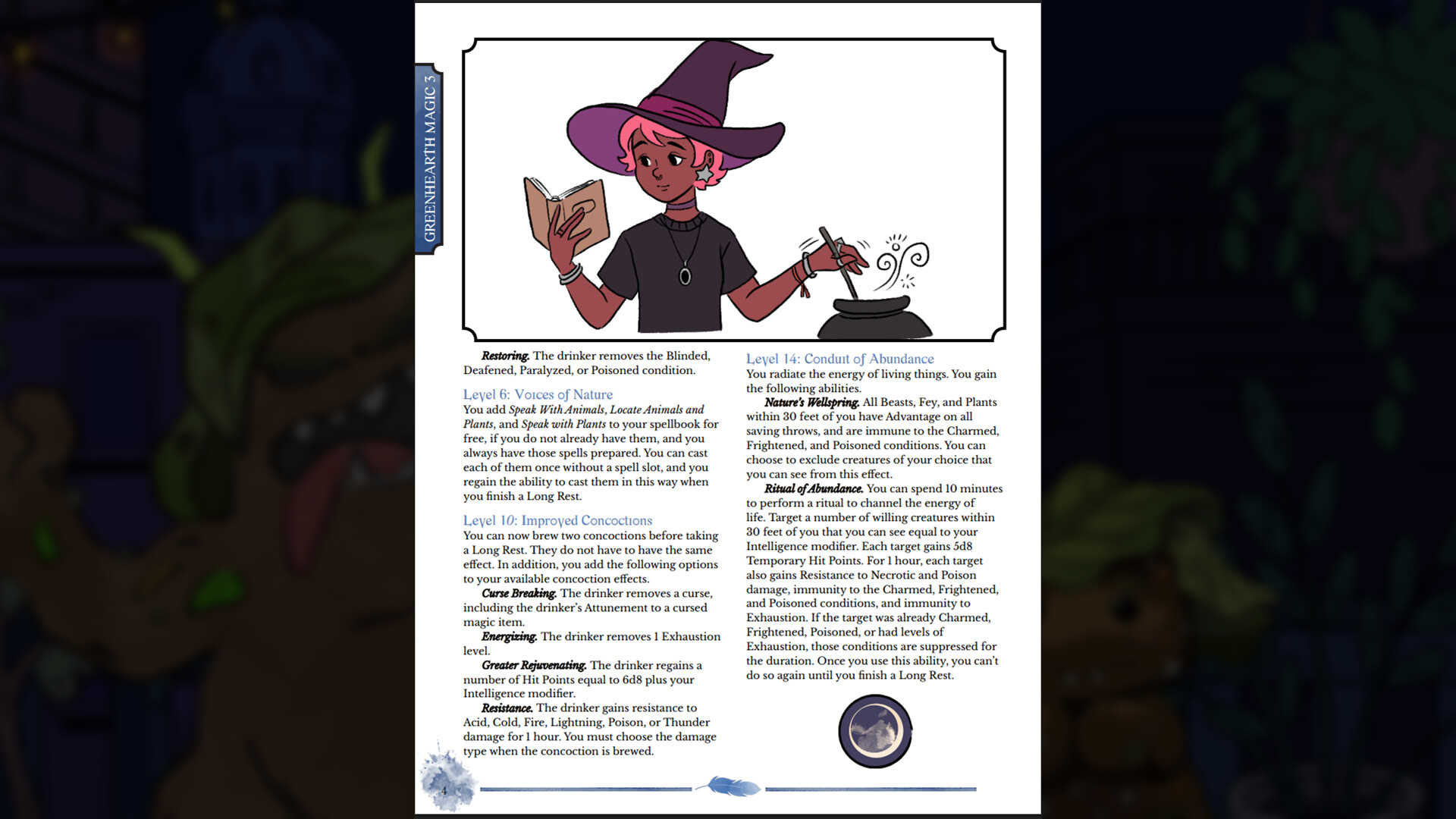 Greenhearth Magic: A companion to Greenhearth Necromancer for 5.5e screenshot 6