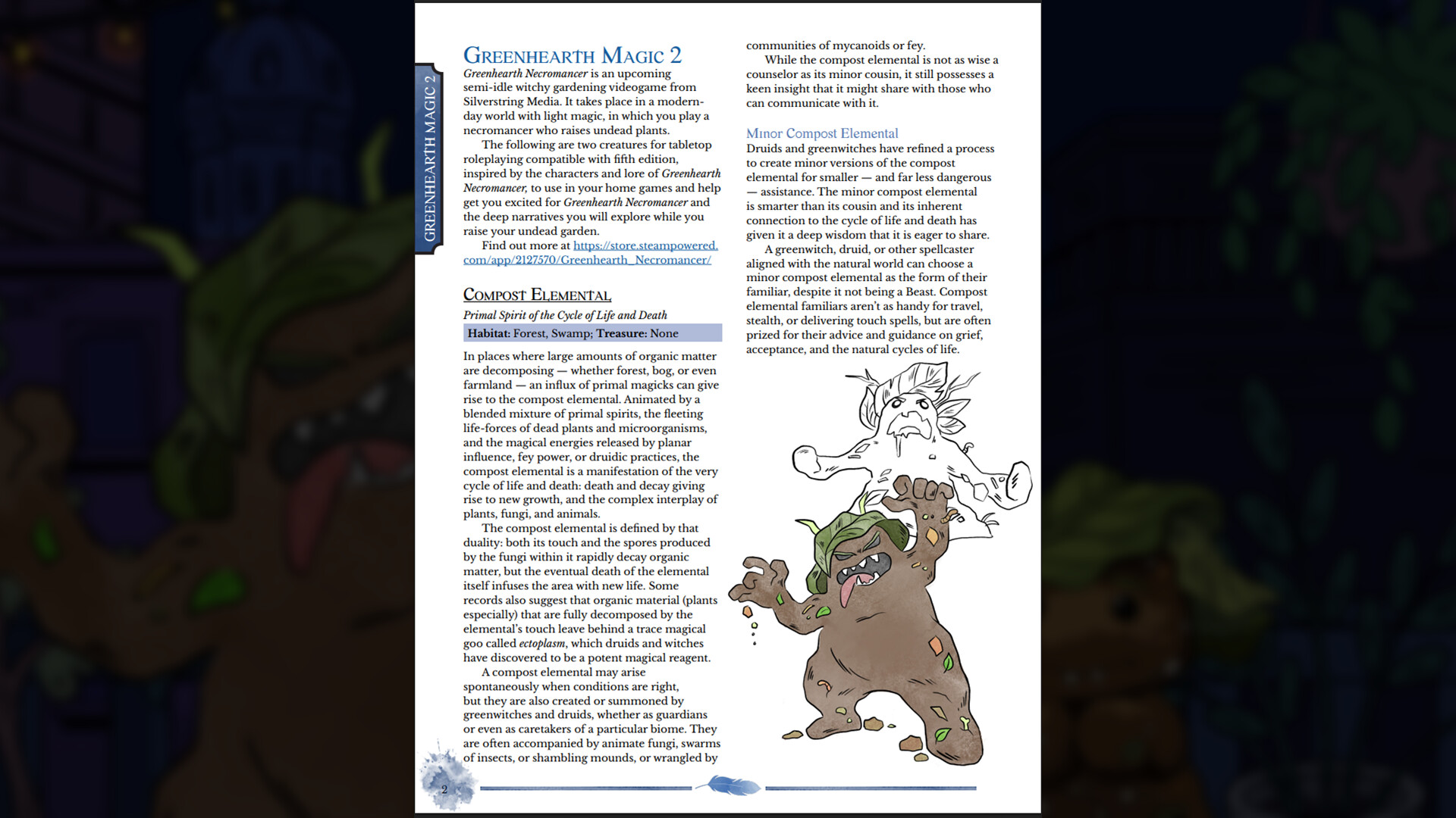 Greenhearth Magic: A companion to Greenhearth Necromancer for 5.5e screenshot 3