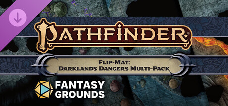 Fantasy Grounds - Pathfinder RPG - Pathfinder Flip-Mat: Darklands Dangers Multi-Pack