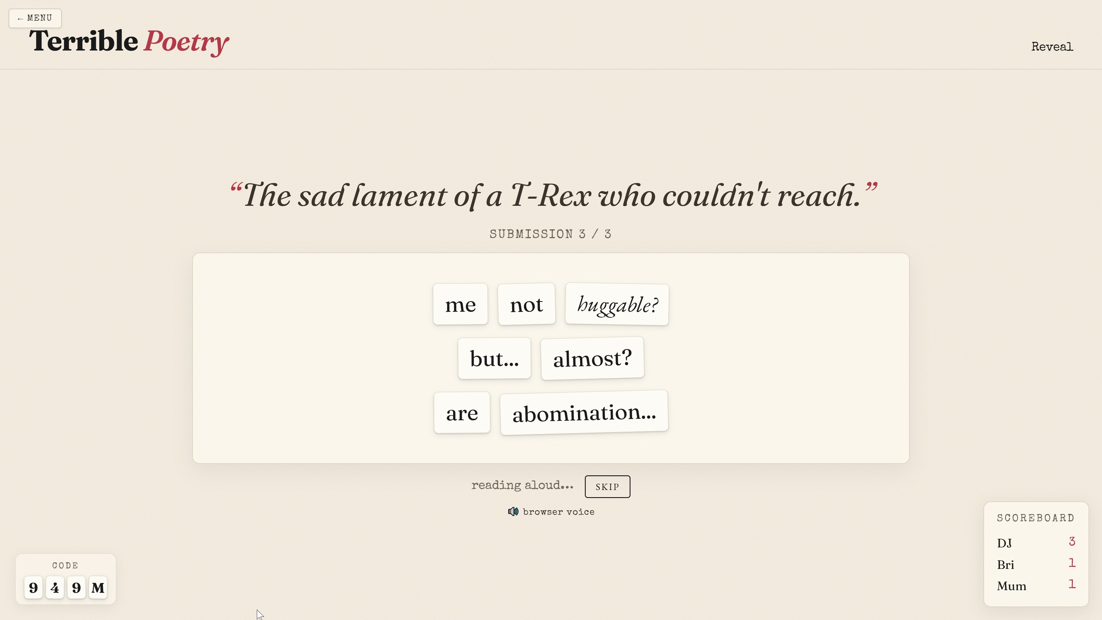 Terrible Poetry screenshot 5