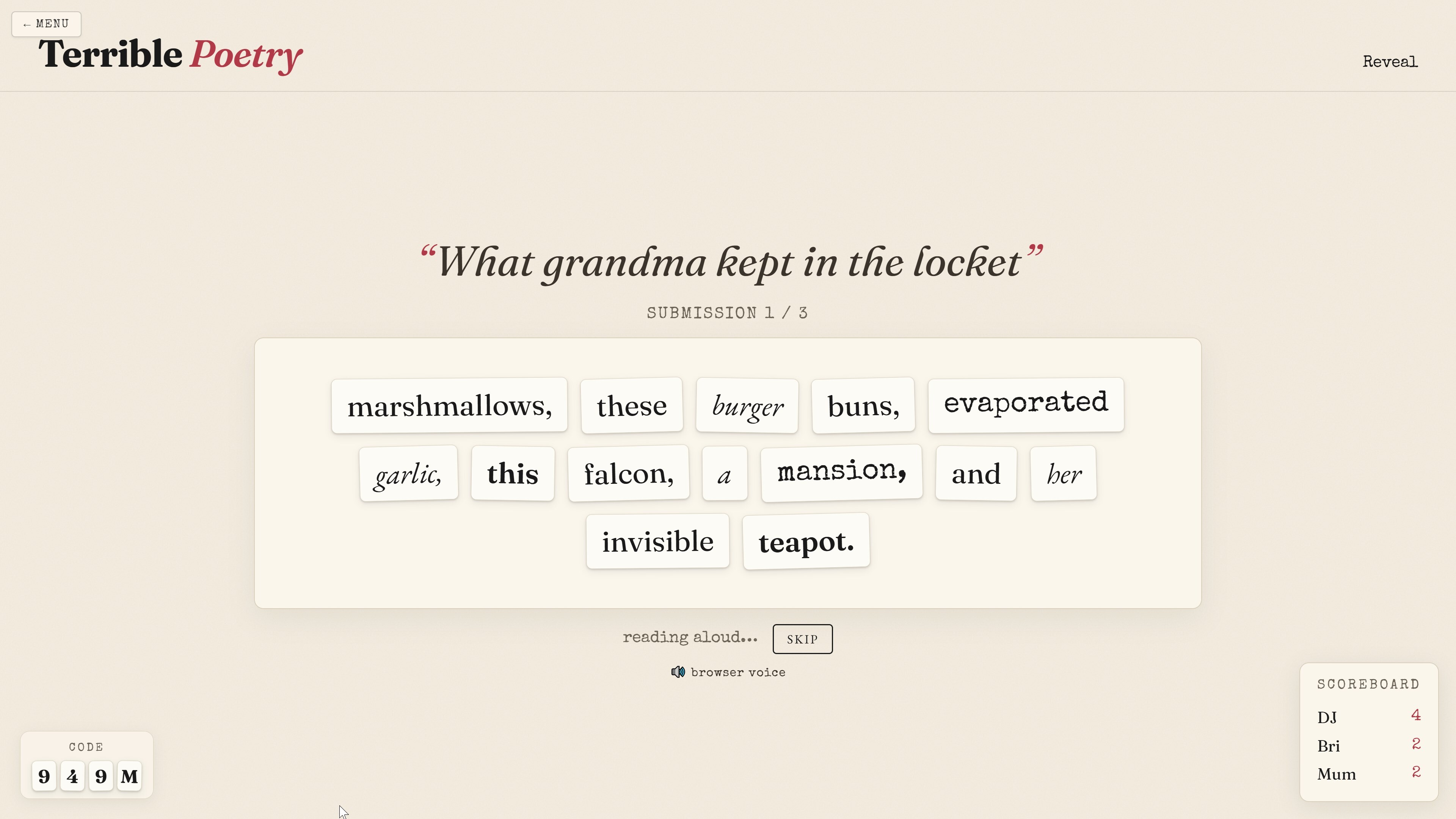 Terrible Poetry screenshot 4