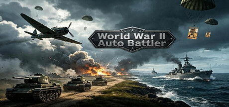 World War II Auto Battler — Steam header