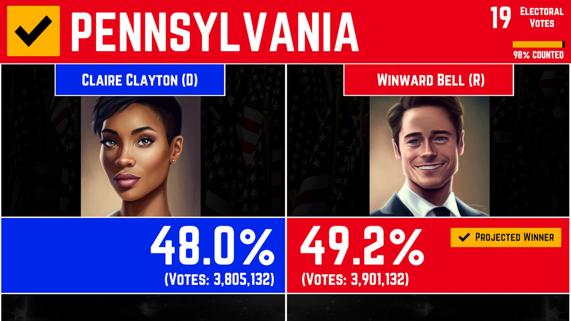2026 U.S. Election Simulator screenshot 3