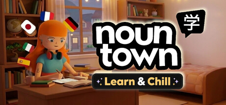 Noun Town: Learn & Chill — Steam header