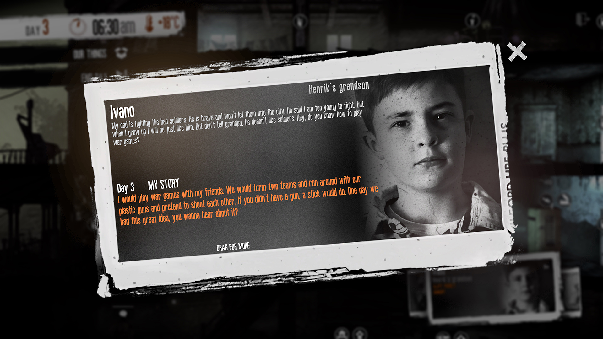 This War of Mine - The Little Ones DLC screenshot 2