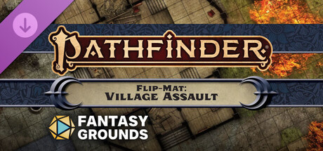 Fantasy Grounds - Pathfinder RPG - Pathfinder Flip-Mat: Village Assault