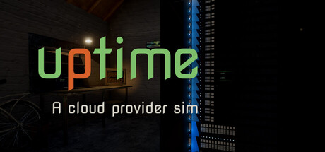 Uptime: A Cloud Provider Sim — Steam header