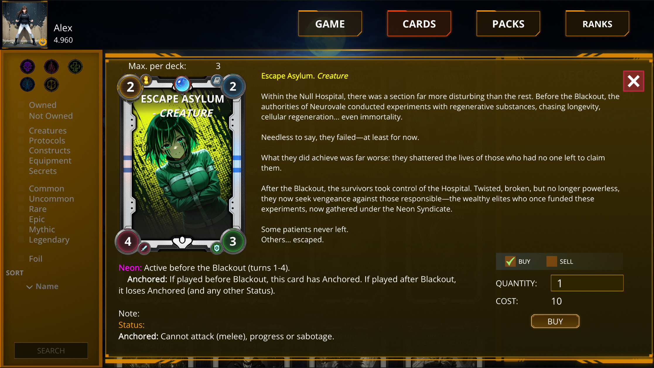 Neon Blackfall screenshot 9