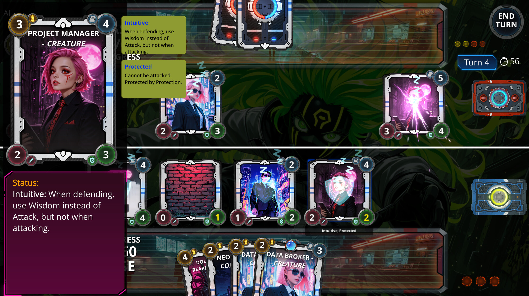 Neon Blackfall screenshot 1