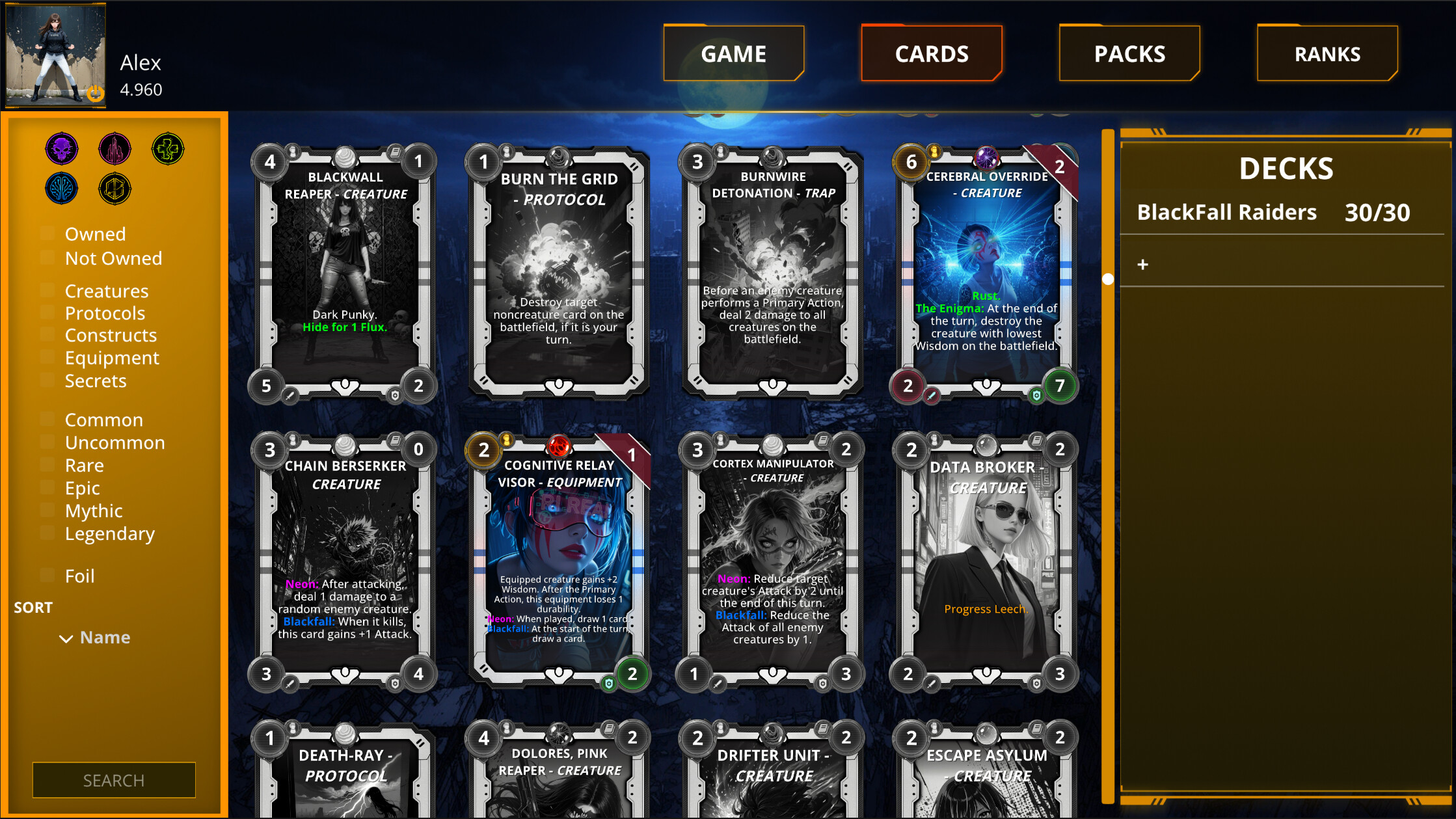 Neon Blackfall screenshot 7