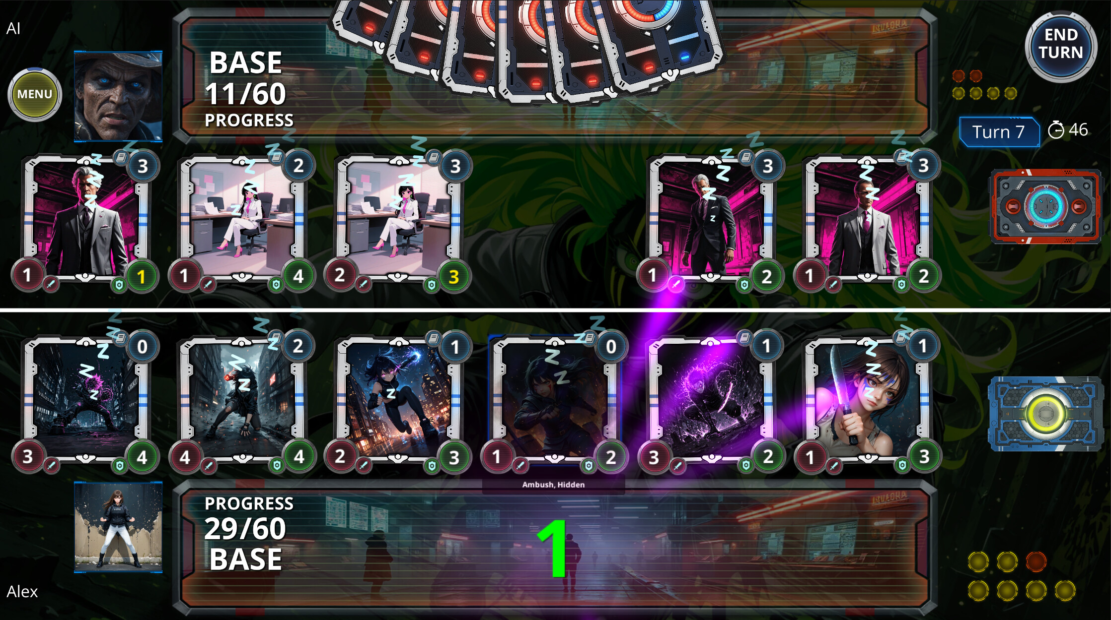 Neon Blackfall screenshot 3