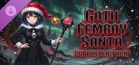 Goth Femboy Santa Supporter Pack