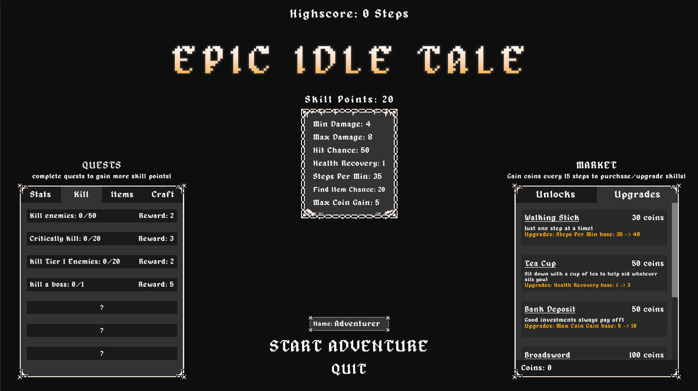 EpicIdleTale screenshot 2