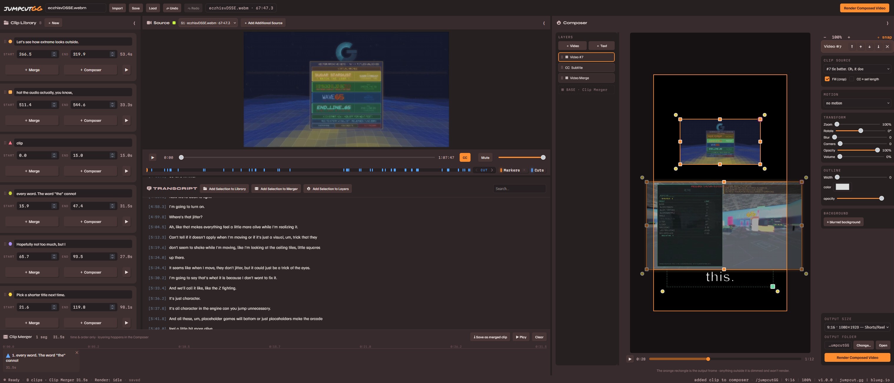 jumpcutGG screenshot 4