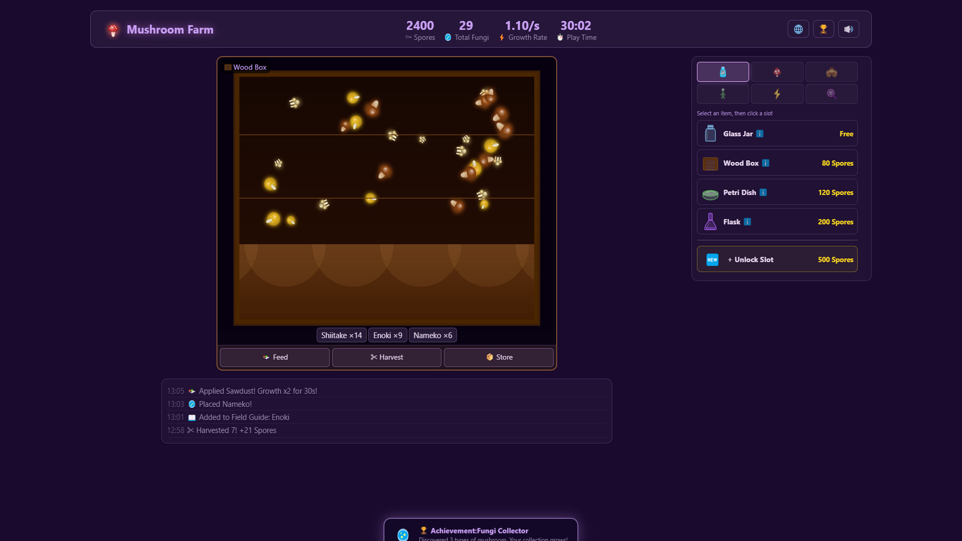 きのこfarm screenshot 1