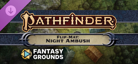 Fantasy Grounds - Pathfinder RPG - Flip-Mat: Night Ambush