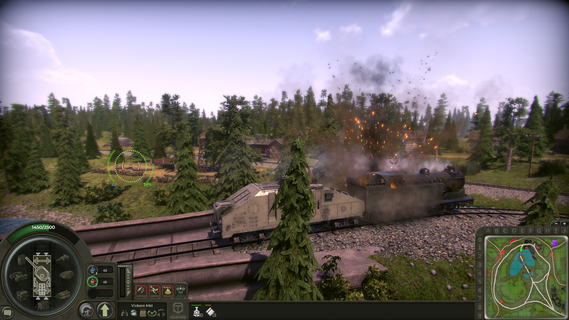 Armored Train Warfare screenshot 11