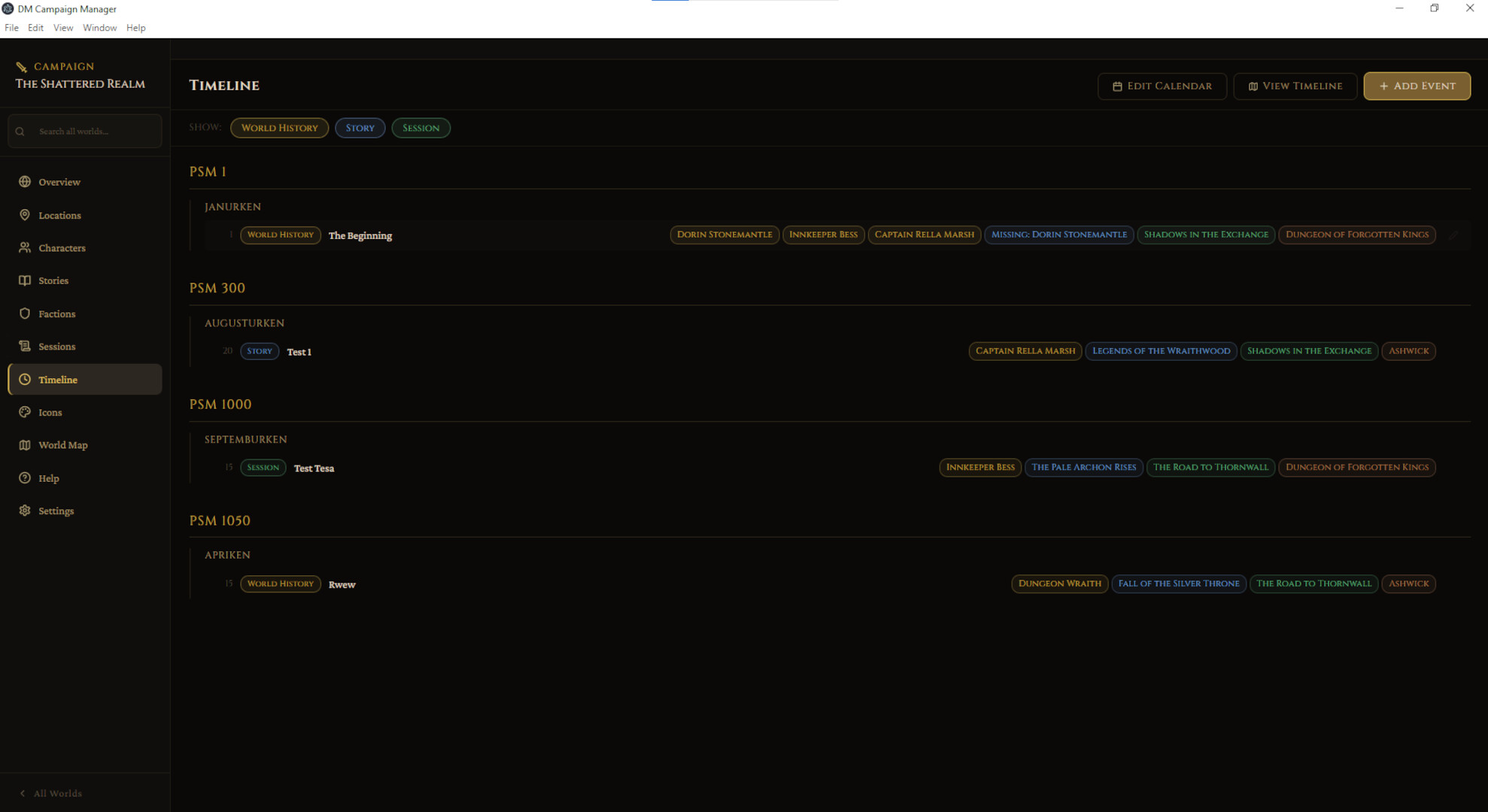 DM Campaign Manager screenshot 12