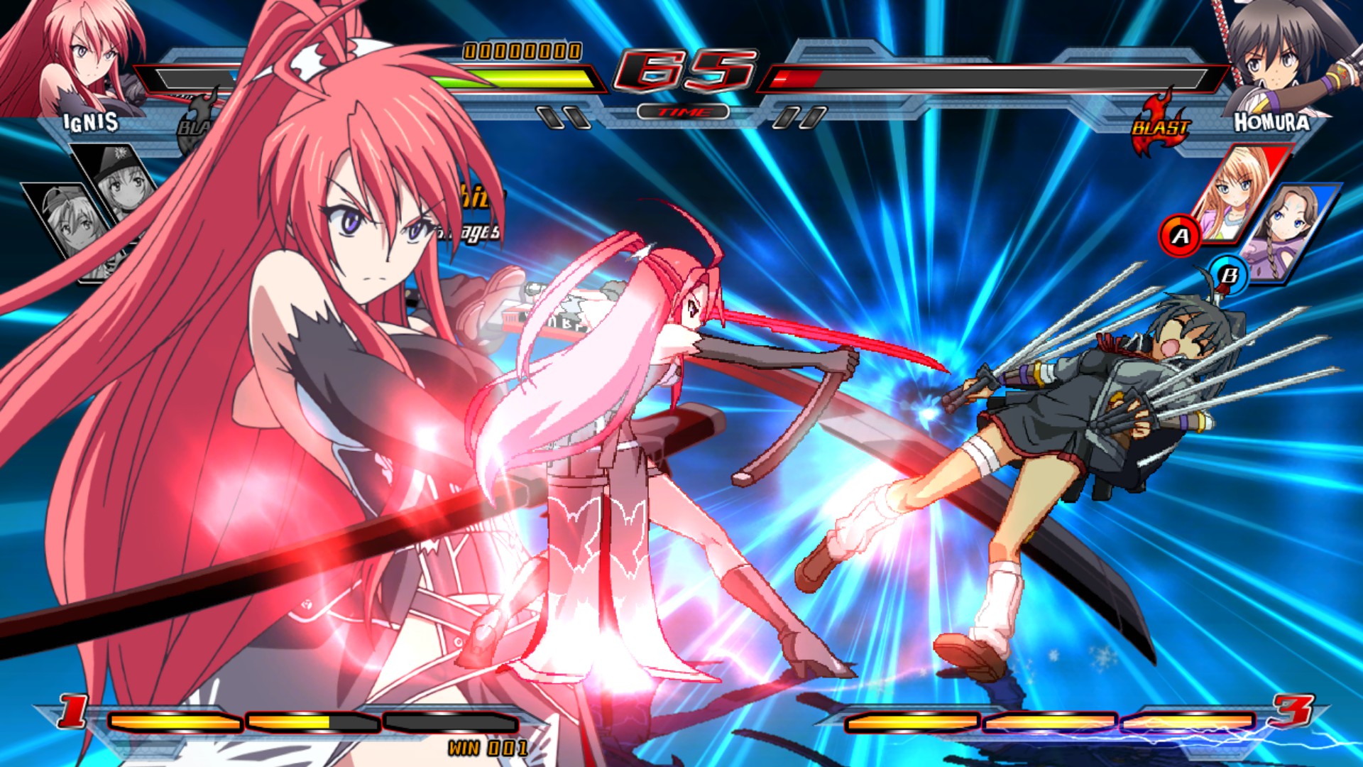 Nitroplus Blasterz: Heroines Infinite Duel Screenshots · SteamDB