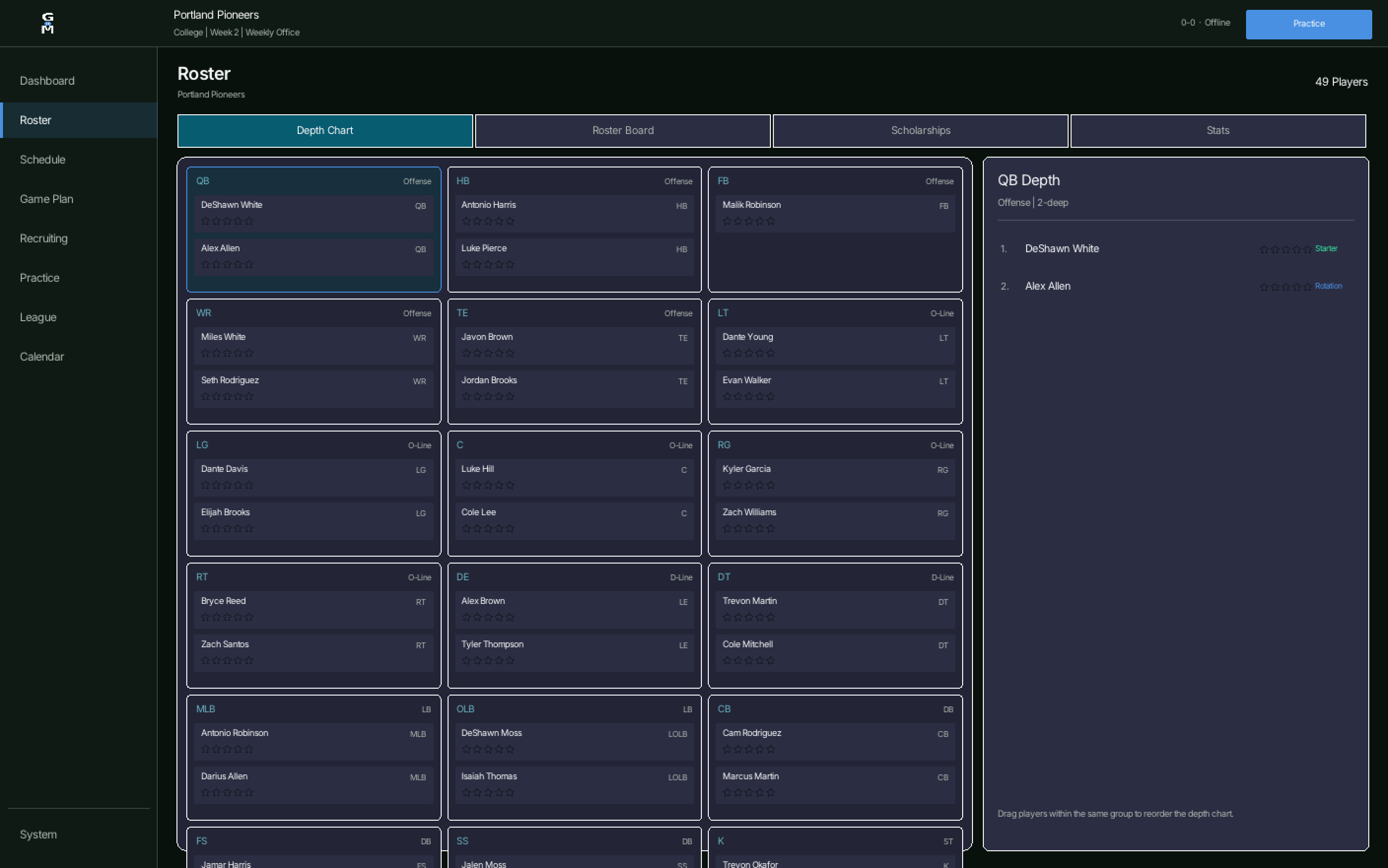 Gridiron Manager screenshot 3