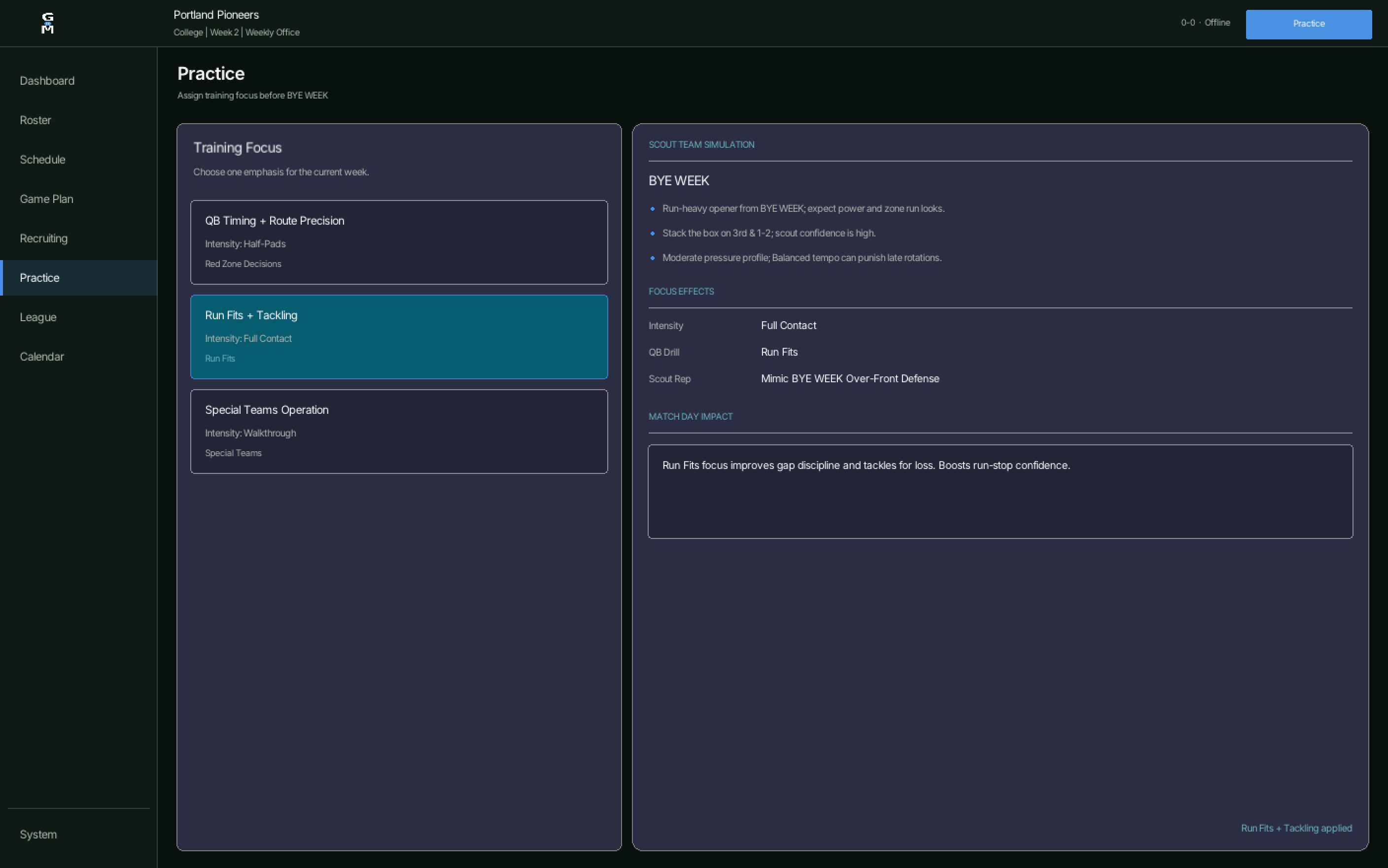Gridiron Manager screenshot 4