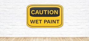 CAUTION WET PAINT