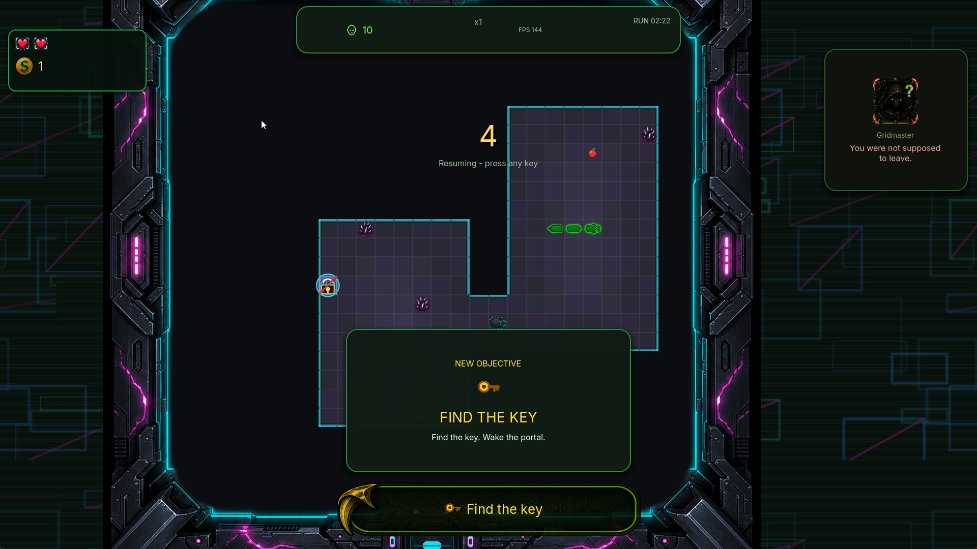 Snake: Gridbreaker screenshot 1