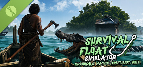 Survival Float Simulator - Crocodile Waters Craft, Raft, Build Demo