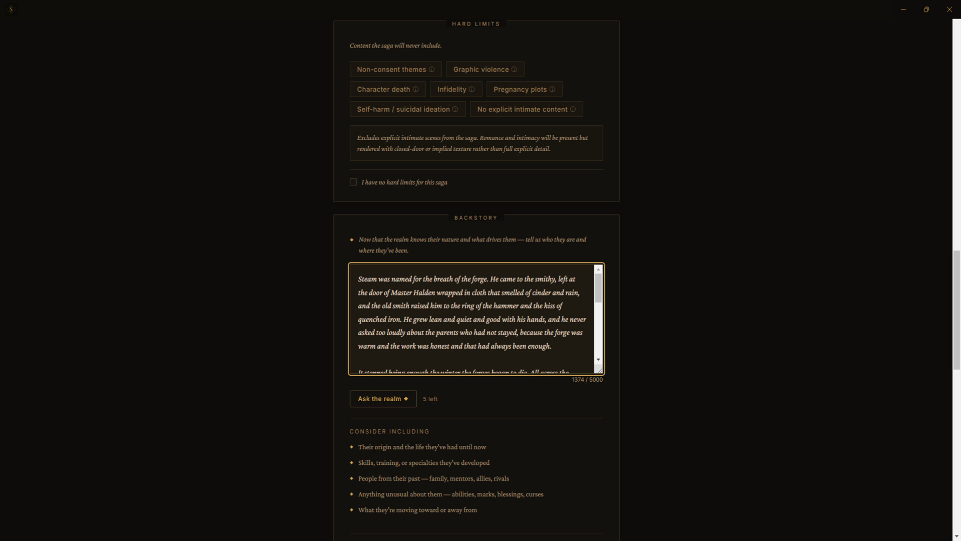 StoryForge screenshot 5
