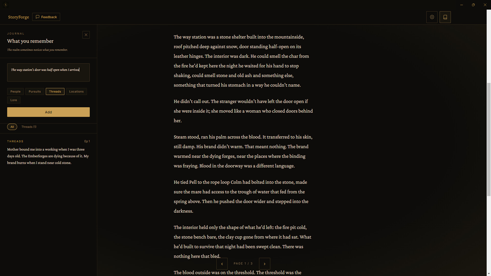 StoryForge screenshot 3