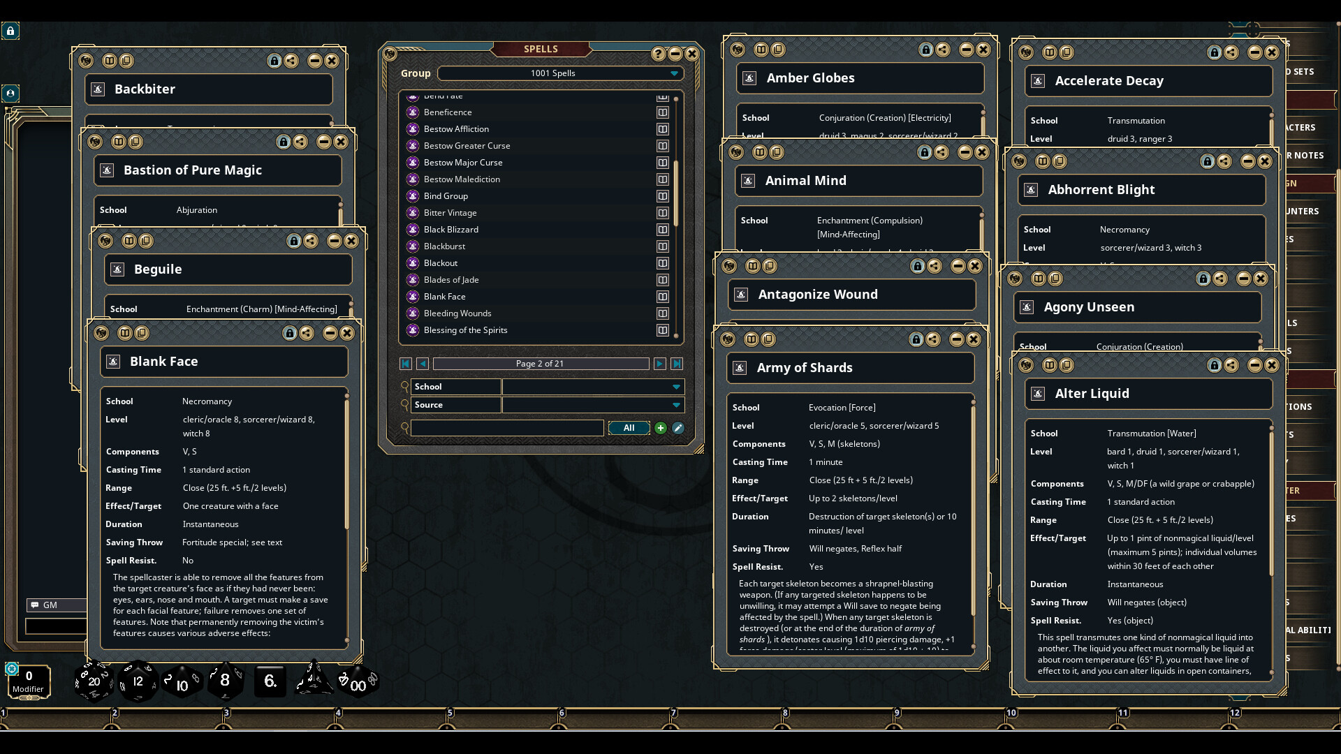 Fantasy Grounds - 1001 Spells screenshot 3