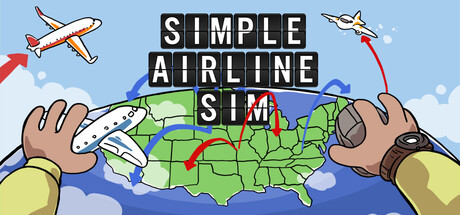 Simple Airline Sim — Steam header